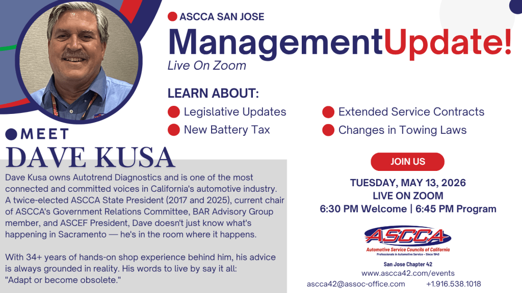 Management Update: May 13 on zoom